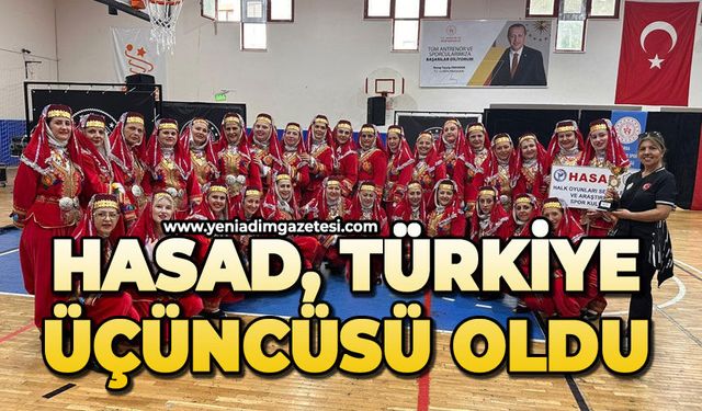 HASAD, Türkiye üçüncüsü oldu
