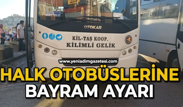 Kilimli Halk Otobüslerine bayram ayarı!