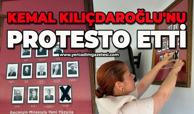 Mutlak butlan kararı sonrası Kılıçdaroğlu'nu protesto etti