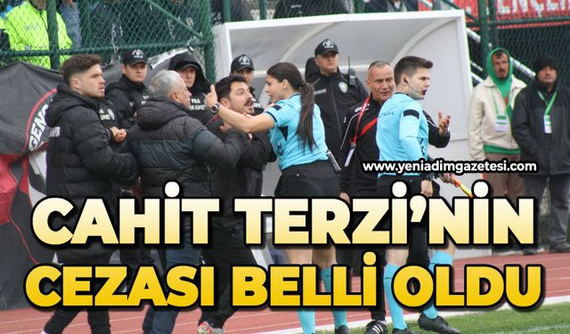 Cahit Terzi’nin cezası belli oldu