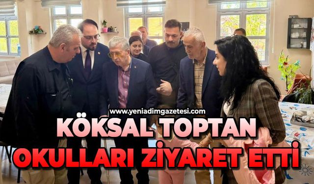 Köksal Toptan, Zonguldak'a geldi: Öğrencileri ziyaret etti