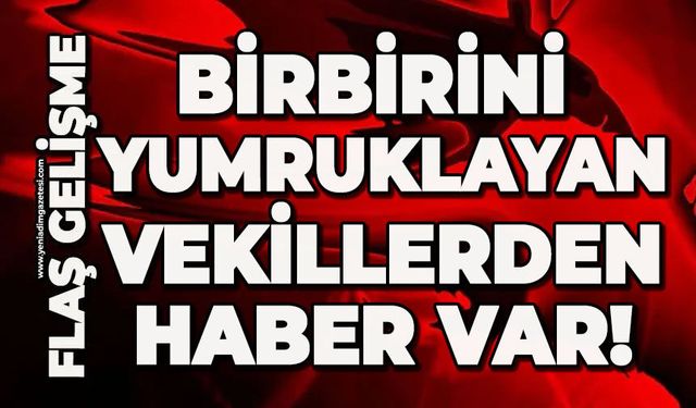 Birbirini yumruklayan vekillerden haber var!