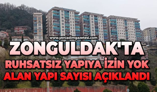 Zonguldak'ta ruhsatsız yapıya izin yok: 2026 yılında ruhsat alan yapı sayısı açıklandı