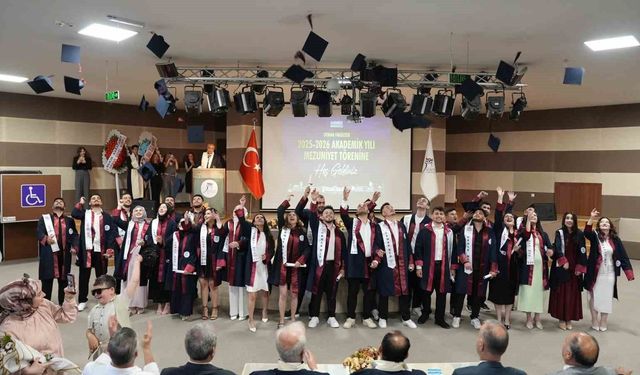 KBÜ'de mezuniyet coşkusu sürüyor