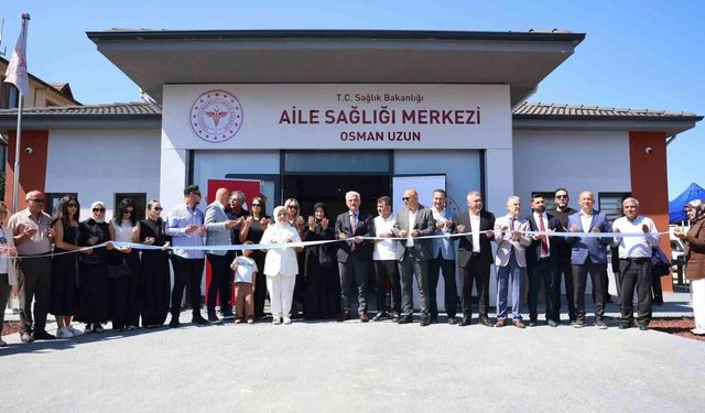 Osman Uzun Aile Sağlığı Merkezi dualarla açıldı