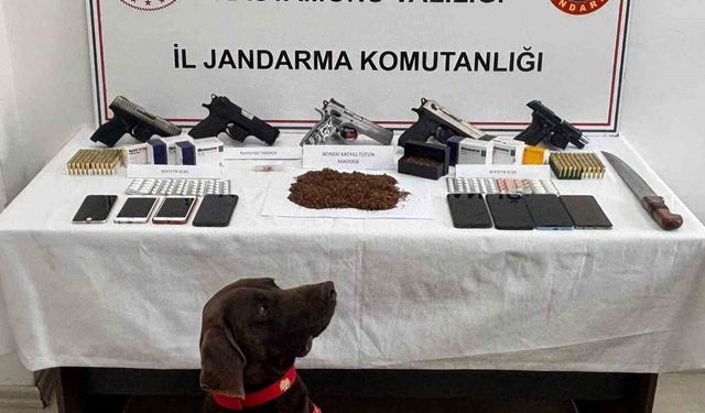 Uyuşturucu ve silah operasyonu: 3 tutuklama