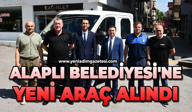 Alaplı Belediyesi'ne yeni araç alındı