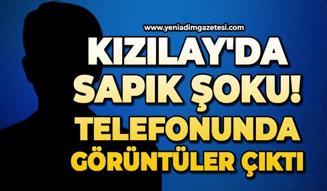 Kızılay'da sapık şoku! Telefonundan iğrenç görüntüler çıktı
