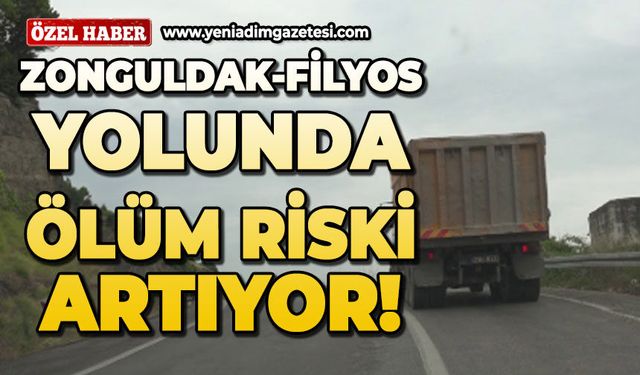 Zonguldak-Filyos yolunda ölüm riski artıyor!