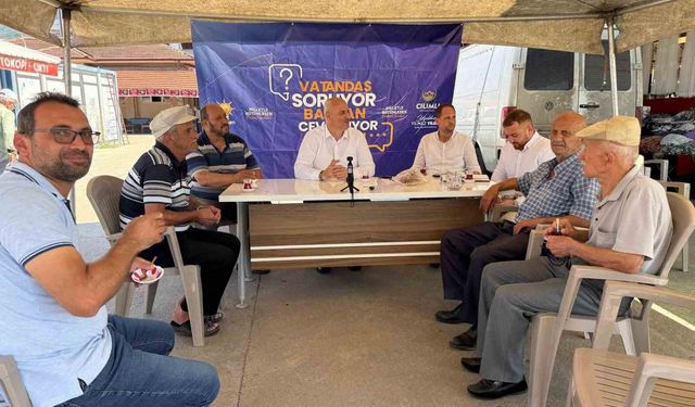 Çilimli'de vatandaş sordu, Başkan Yıldız yanıtladı