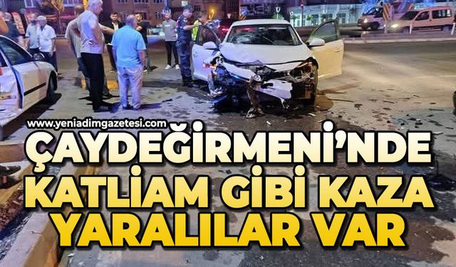 Çaydeğirmeni'nde katliam gibi kaza: Yaralılar var