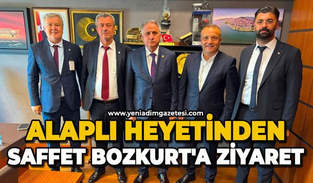 Alaplı heyetinden Saffet Bozkurt'a ziyaret