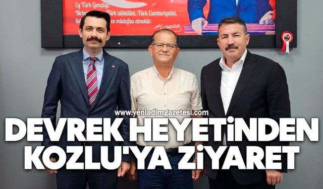 Devrek heyetinden Kozlu'ya ziyaret