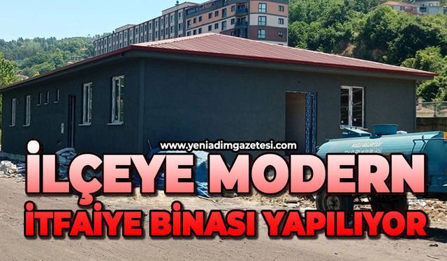 İlçeye modern itfaiye binası yapılıyor