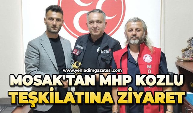 MOSAK'tan MHP Kozlu Teşkilatına ziyaret