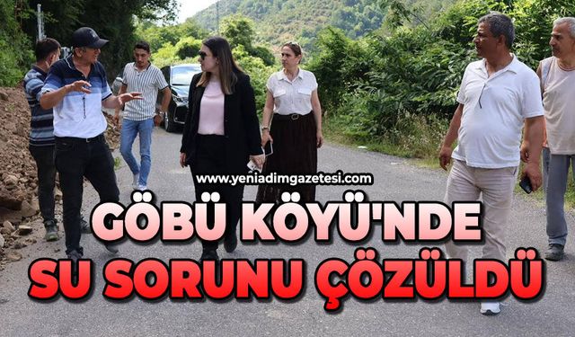 Göbü Köyü'nde su sorunu çözüldü