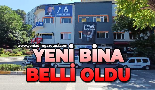 Yeni bina belli oldu