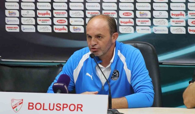 Boluspor-Manisa FK maçının ardından