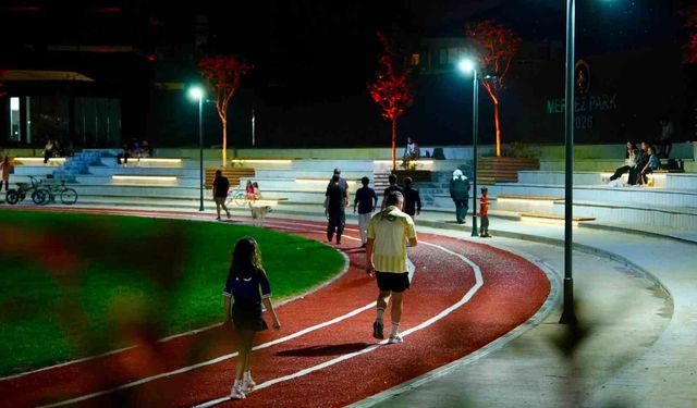 Merkez park şehrin gözdesi, sporun merkezi oldu