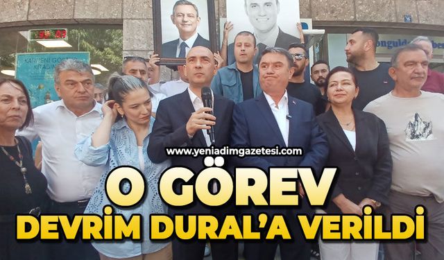 O görev Devrim Dural'a verildi