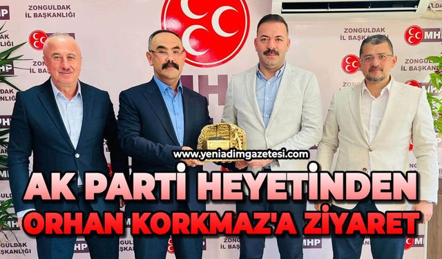AK Parti heyetinden Orhan Korkmaz'a ziyaret