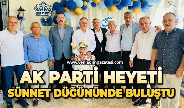 AK Parti heyeti sünnet düğününde buluştu