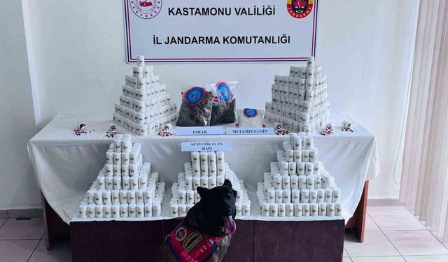 Binlerce sentetik ecza hapı ve uyuşturucuyla yakalanan sanığın yargılanmasına devam edildi