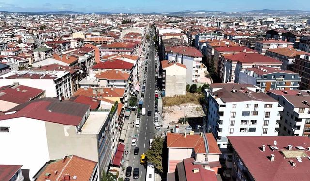Şehit Numan Dede Caddesi yeni yüzüyle hizmette