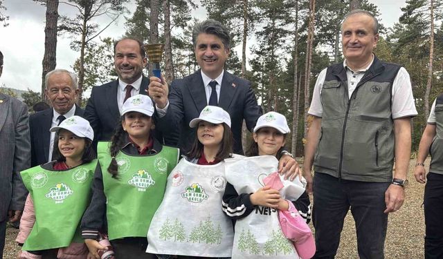Türkiye'de bir ilk: Bolu'da 'Orman Okulu' eğitime açıldı