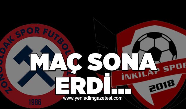 Maç sona erdi...