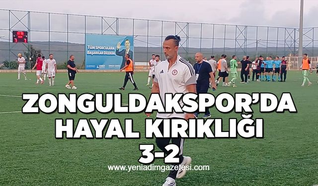 Zonguldakspor’da Hayal Kırıklığı: 3-2