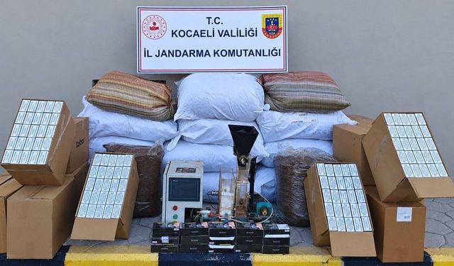 1 milyon TL değerinde kaçak tütün ele geçirildi