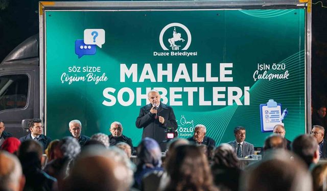 Başkan Faruk Özlü: 'Düzce'nin sorunu benim sorunumdur'