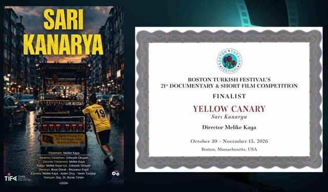 KBÜ öğrencilerinin 'Sarı Kanarya' belgeseli Boston Türk Festivali'nde finalist oldu