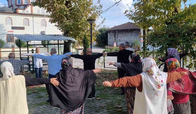 Köylerde sağlıklı yaşam alışkanlığı kazandırılıyor