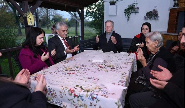Vali Makas'tan 15 Temmuz şehidi Ufuk Baysan'ın ailesine ziyaret
