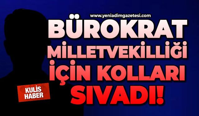Bürokrat milletvekilliği için kolları sıvadı!