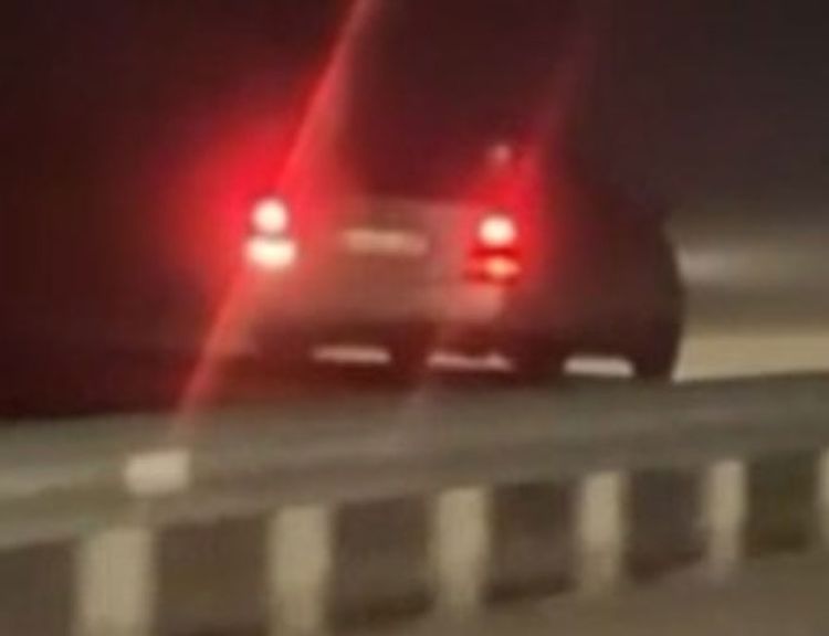 Aracıyla ters şeritte ilerleyen sürücü tehlike oluşturdu