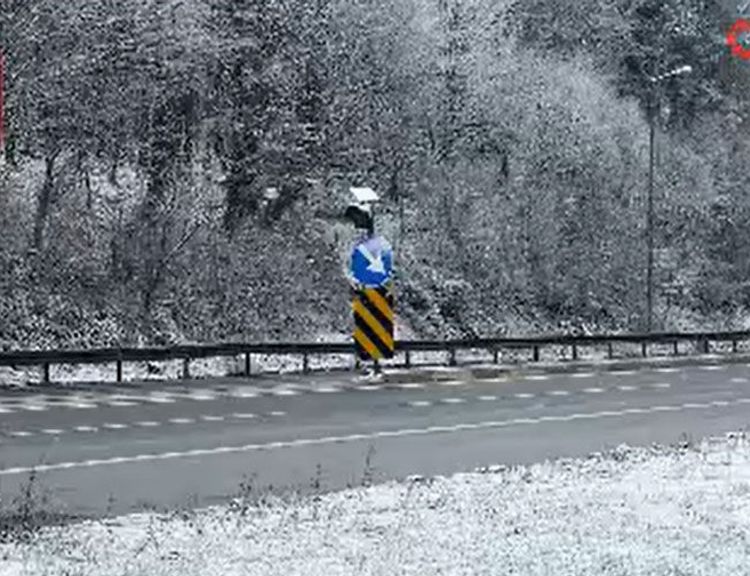 Bolu Dağı beyaza büründü