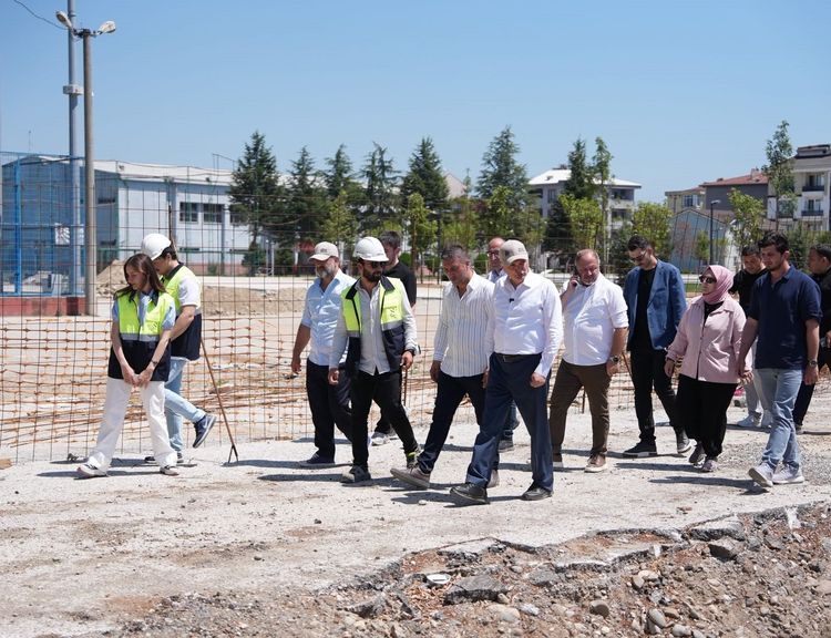 Başkan Özlü'den projelere yakın takip