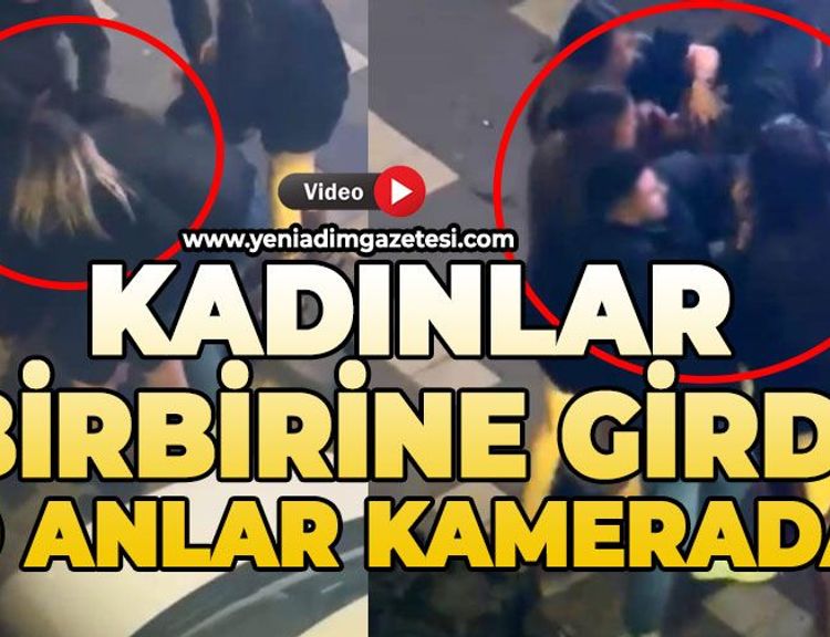 Kadınların kavgası kamerada