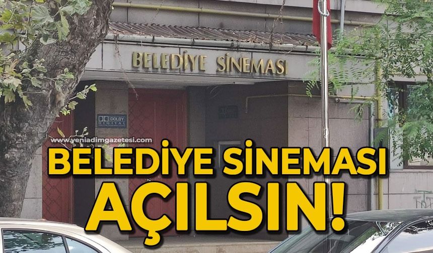 Tiyatrocular Zonguldak Belediye Sineması'nın açılmasını bekliyor!