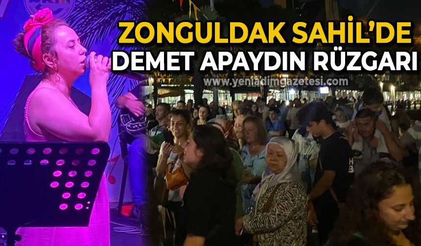 Zonguldak Sahili'nde konserler başladı: Demet Apaydın sahneye çıktı