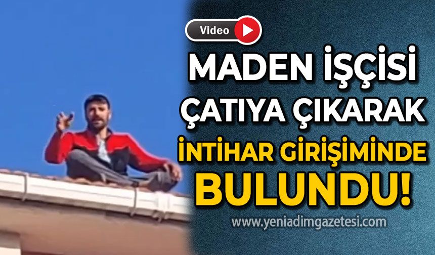 Maden işçisi intihara kalkıştı!
