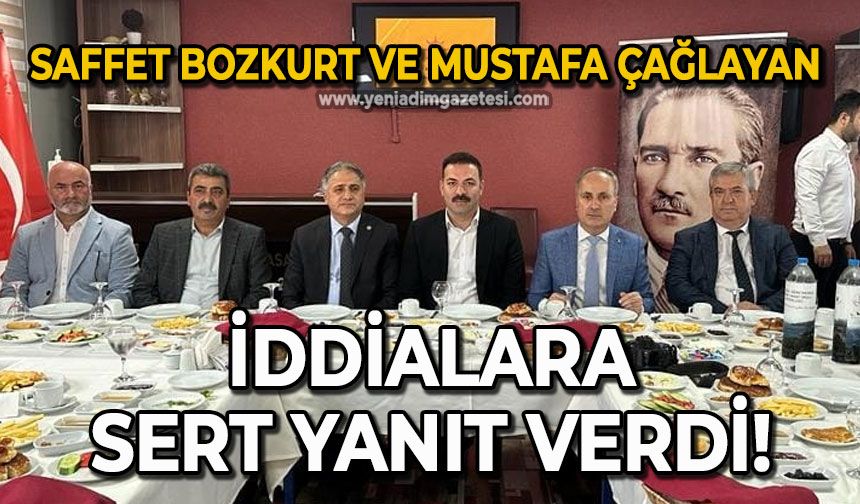 Saffet Bozkurt ve Mustafa Çağlayan iddialara sert yanıt verdi!