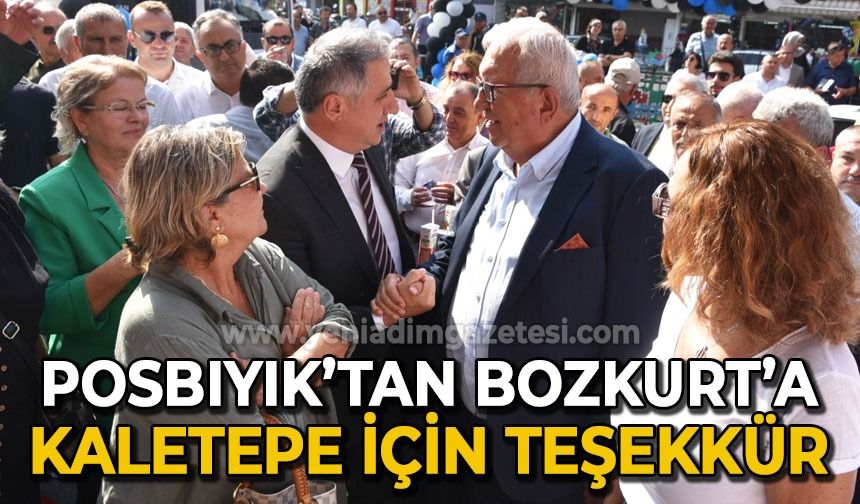 Halil Posbıyık'tan Saffet Bozkurt'a Kaletepe için teşekkür