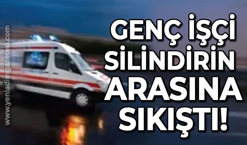 Fabrikada silindirin arasına sıkıştı: Berat Demir'in durumu ağır!