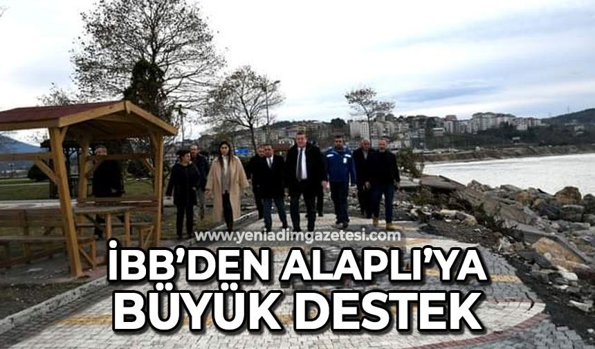 İBB'den Alaplı'ya destek geldi