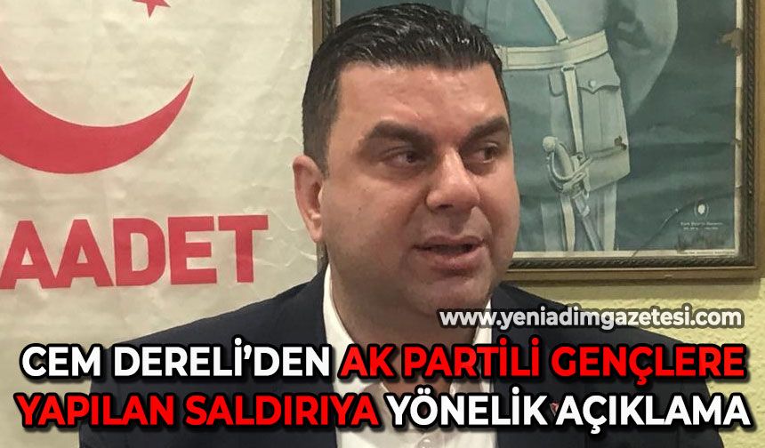 Cem Dereli'den CHP'li meclis üyesi adayının AK Partili gençlere saldırısına yönelik açıklama