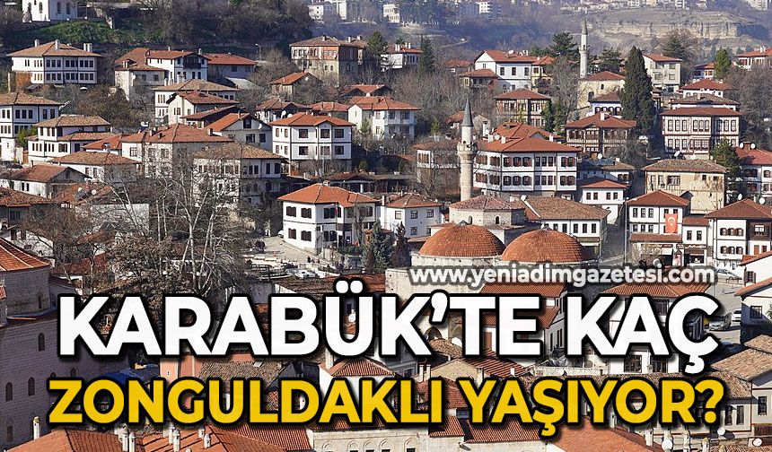 Karabük'te kaç Zonguldaklı yaşıyor?